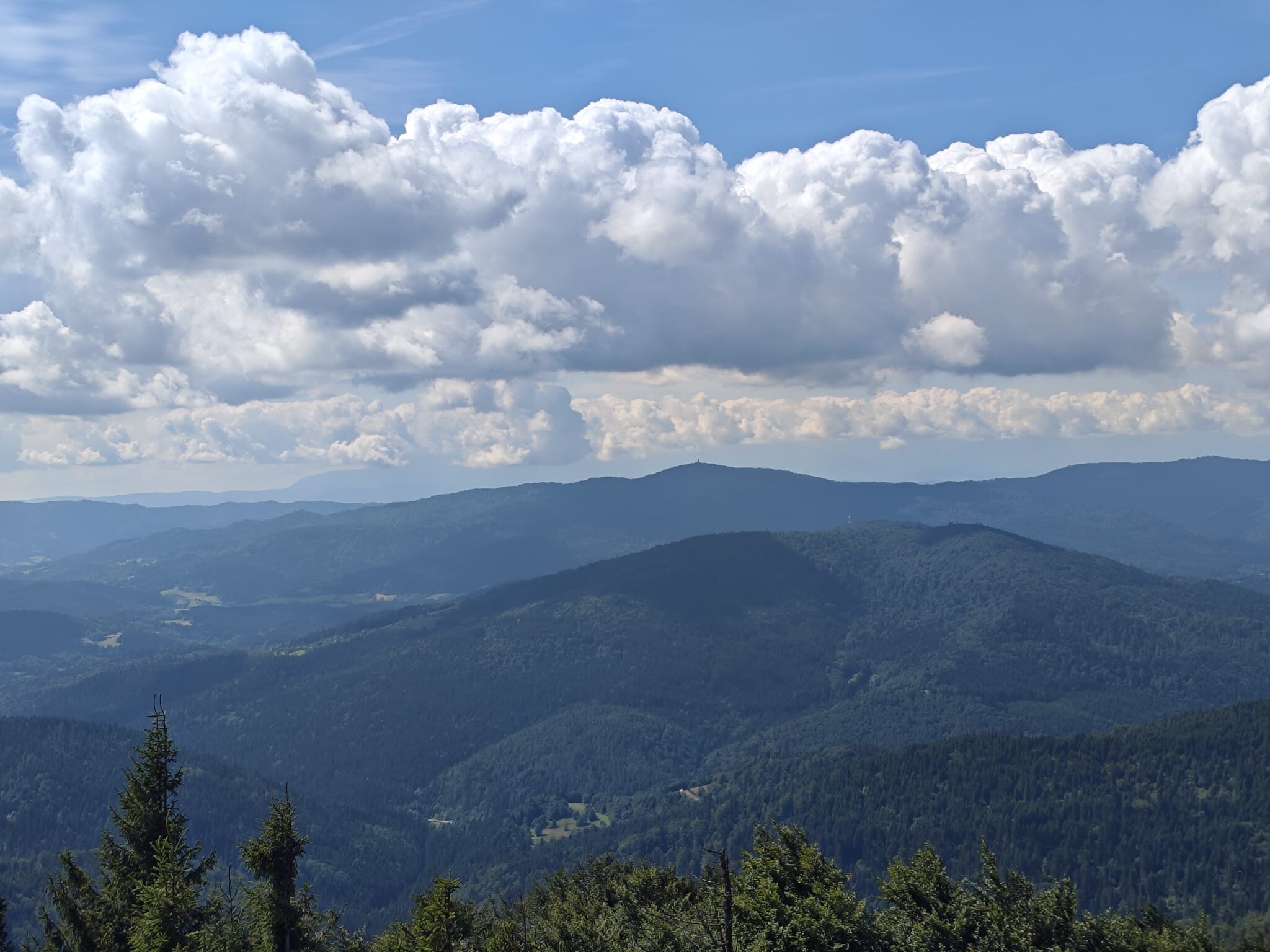 Okolica - panorama ze szczytu Mogielicy